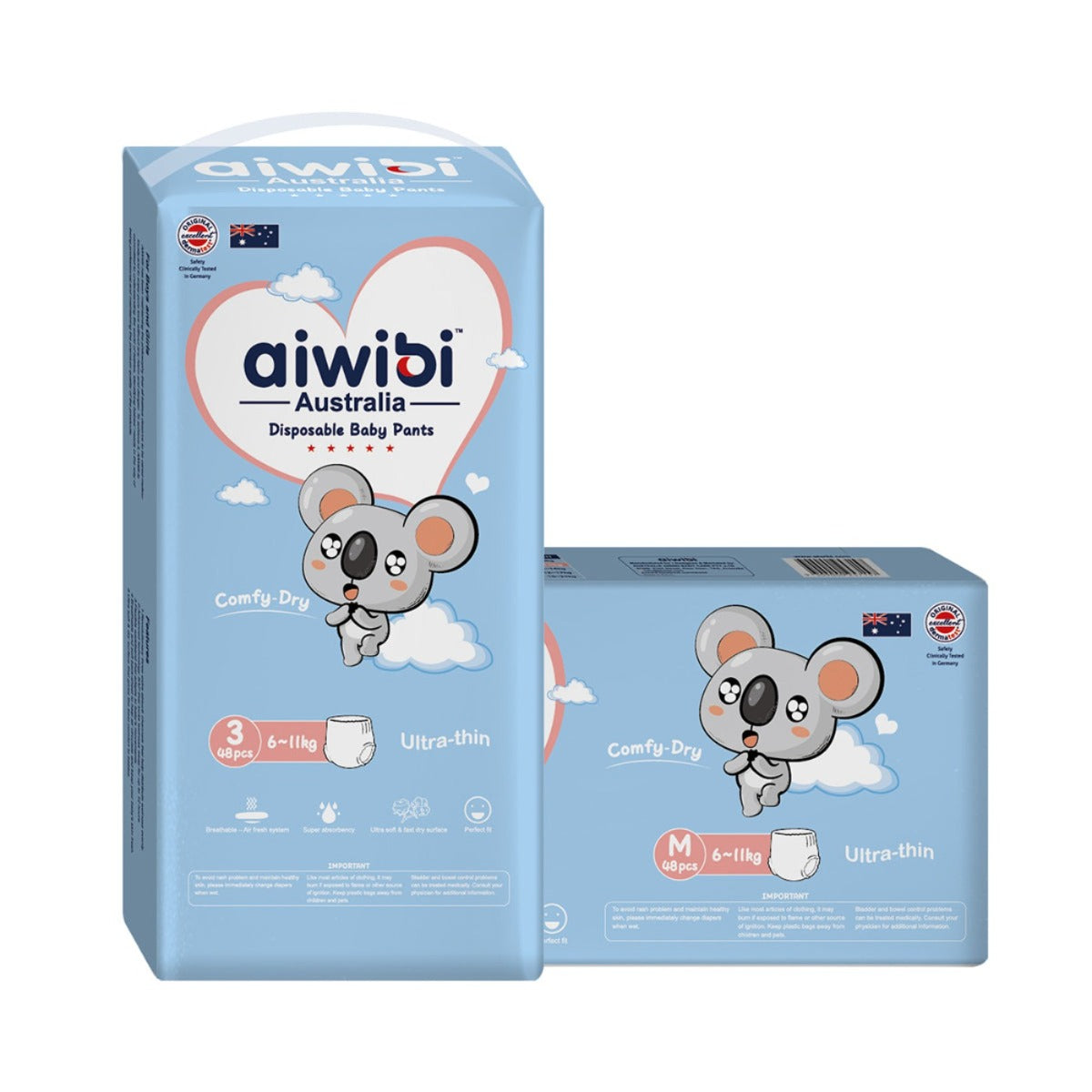 Aiwibi Comfy Dry Baby Diaper (Pant)